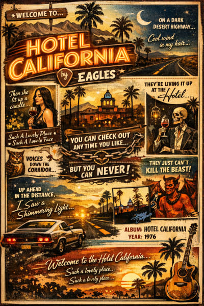 Hotel California by Eagles
