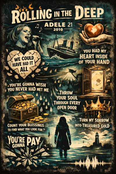 Rolling in the Deep by Adele