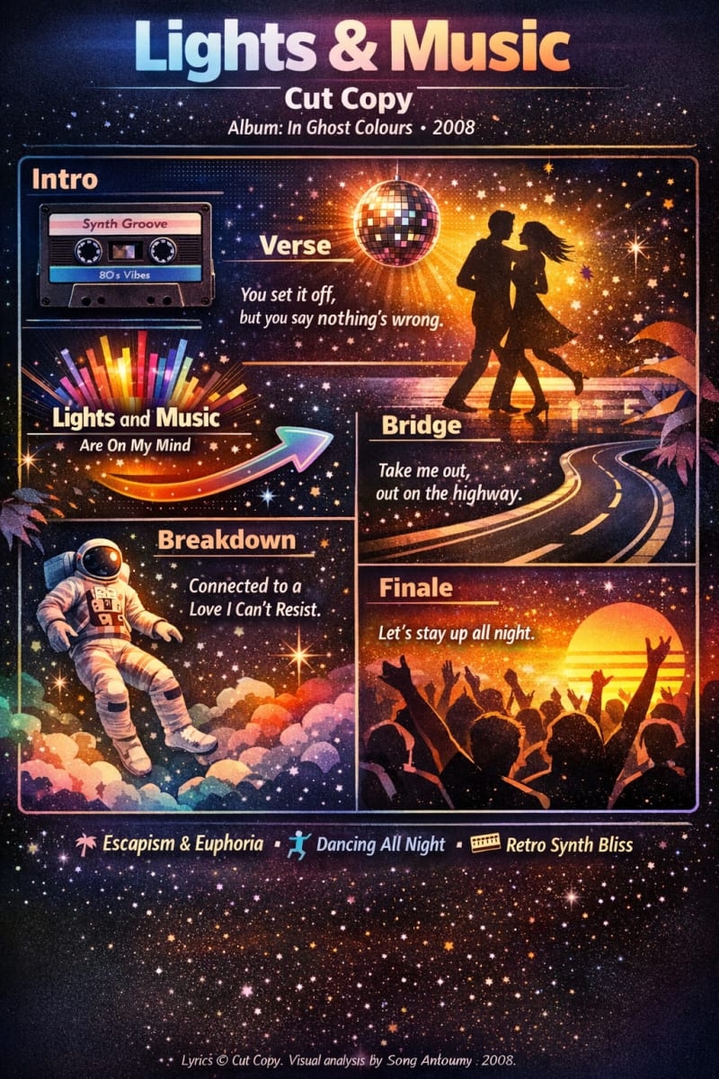 Lights & Music by Cut Copy — Soul Portrait infographic
