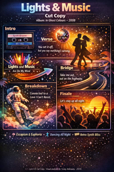 Lights & Music by Cut Copy — Soul Portrait infographic