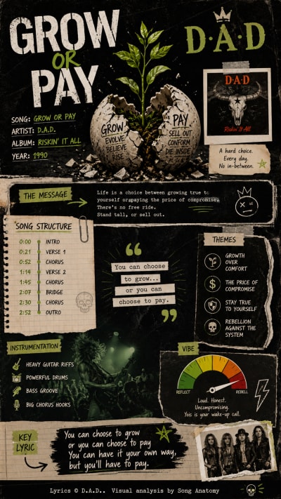Grow or Pay by D.A.D.