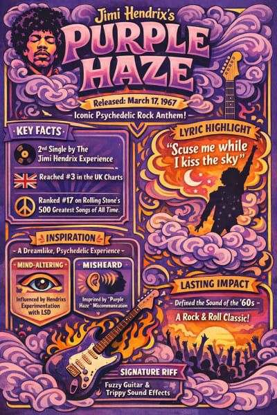 Purple Haze (original mix) by Jimi Hendrix