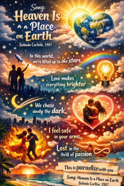 Heaven is a Place on Earth by Berlinda Carlisle